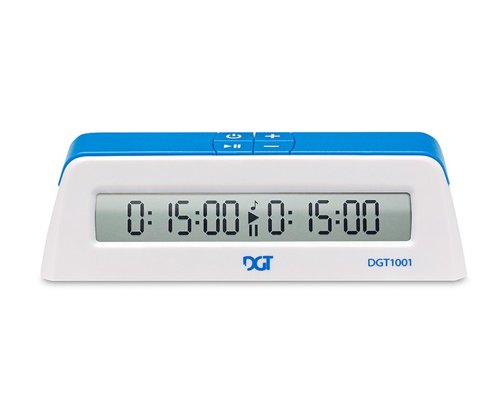 DGT 1001 White Game Timer Digital Chess Clock