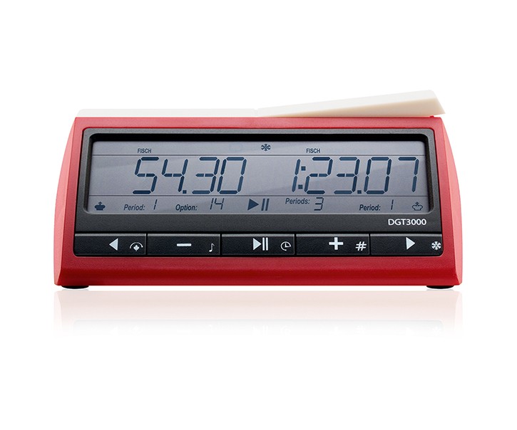 DGT 3000RED FIDE Approved Professional Chess Clock