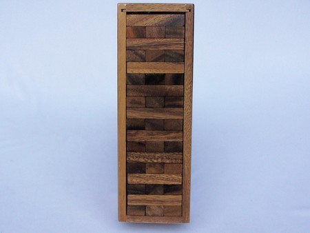 Age Olde - Jenga in a wooden Box 25cm