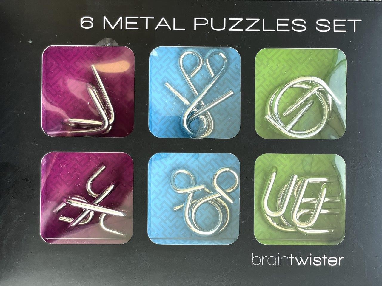 Le Mi Arts Series - Chrome Puzzles Set of 6