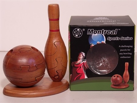 Montreal 3D Puzzles - Bowling Ball and Pin wooden