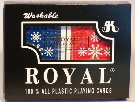 Playing Cards - Royal 100% plastic, double pack