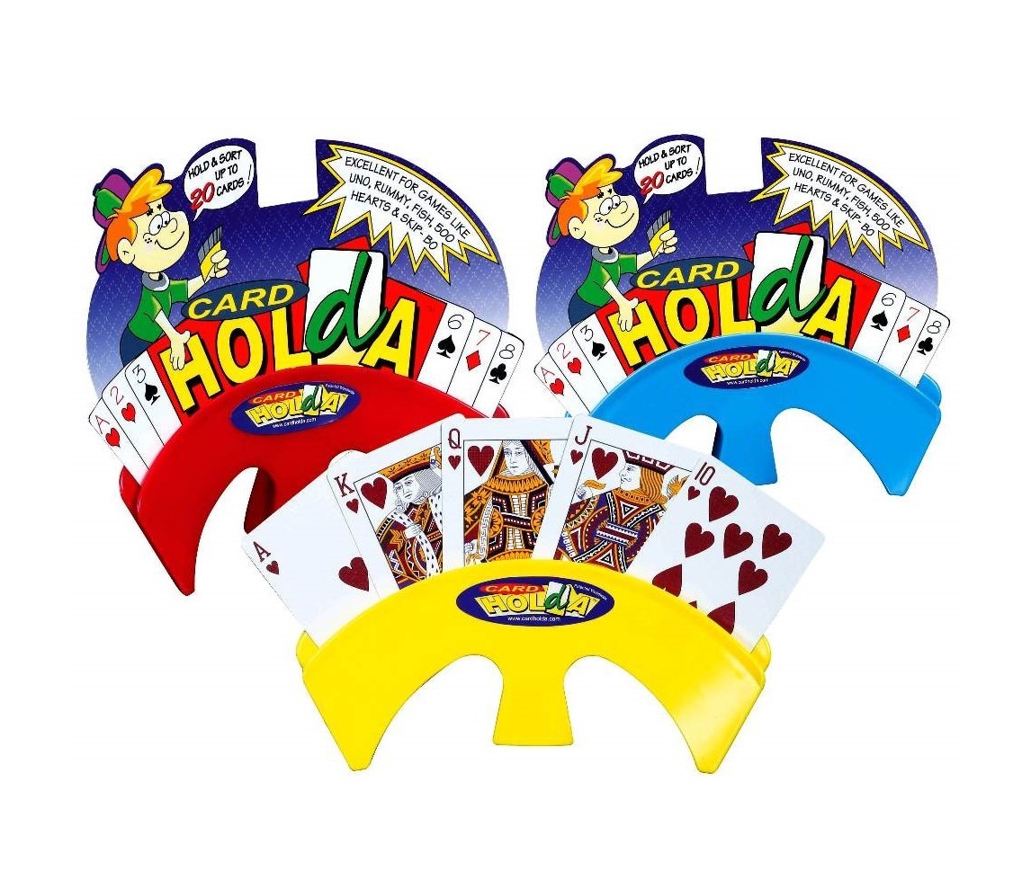 Card Holders - Junior Winning Hand Each comes in 3 colours Yellow, Blue, Red