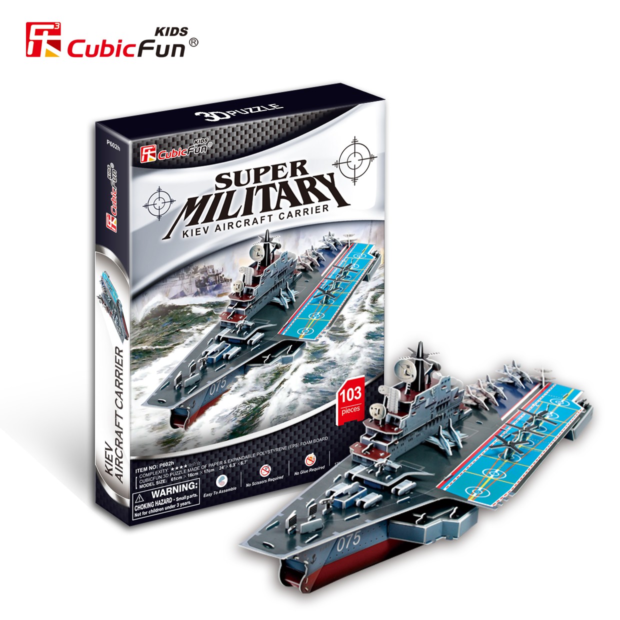 Cubic Fun - 3D Puzzle: "Super Military - Kiev Aircraft Carrier"