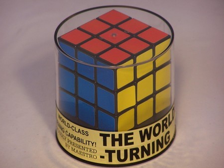 Miscellaneous Games - Magic Cube large acrylic tube Puzzle PVC
