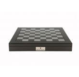 Dal Rossi Italy Carbon Fibre Shiny Finish Chess Box 20” with compartments