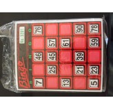 Bingo replacement cards only 30 pack
