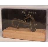 Colonial Classics Metal Wood Base - Puzzle, Double S, wood base