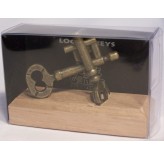 Colonial Classics Metal Wood Base - Locked Keys,wood base
