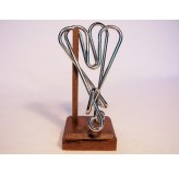 Colonial Classics Wire Wood Base - Heart AttackWood Base
