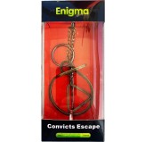 Enigma Metal Puzzles - Convicts Escape on a Metal Stand 