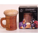Montreal 3D Puzzles - Beer Mug Puzzle, Wood