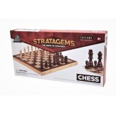 Chess set folding 15"