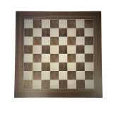 Dal Rossi Italy Walnut Inlaid Chess Board, 50cm