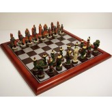 Hand Painted Theme Polyresin Chess -  Robin Hood 75mm pieces, Board Not Include