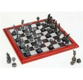Hand Painted Theme Polyresin Chess - Golfers Chess pieces 75mm pieces, Board Not Include