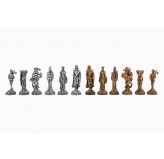 Dal Rossi Italy, Medieval Pewter Chess Pieces (PIECES ONLY)