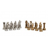 Dal Rossi European Warriors Chessmen 85mm