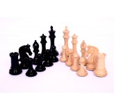 Chess Pieces - Ebony / Boxwood 105mm Wood Double Weighted"