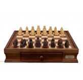 Dal Rossi Italy Isle of Lewis Chess Set with Drawers 16"