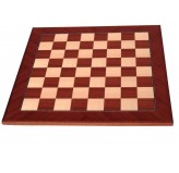 Dal Rossi Chess board, Mahogany/Maple, 60cm Chess Board