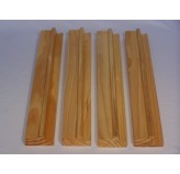 Mahjong, wood racks, set of 4
