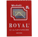 Playing Cards - Royal 100% plastic,single pack