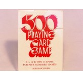 Playing Cards - 500)s, Single Pack