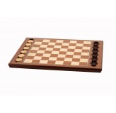 Dal Rossi Italy Wooden Checkers Set, board and pieces