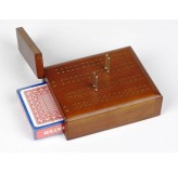 Dal Rossi Travel Cribbage Wood / With Play Cards