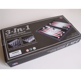 Magnetic Games - 3 in 1 Magnetic Chess/Checkers 12.5"