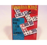 Dominoes - Domino King, double 9, colour dots,spinners