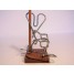 Colonial Classics Wire Wood Base - Locked Heart, Wood base NEW