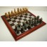 Australiana chess pieces, boxed, 75mm With Board