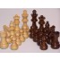 Chess Pieces - French lardy, Boxwood/Sheesham85mm Wood Double Weighted"